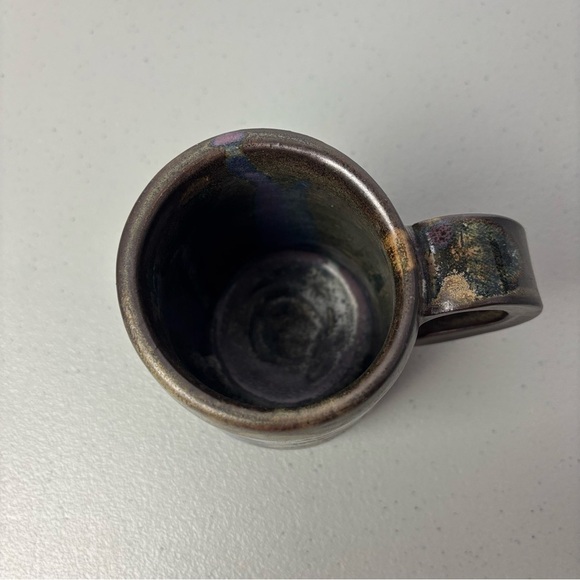 Handmade Pottery Coffee Tea Mug Signed "1992 MW" Amateur Not Symmetrical - Picture 2 of 12